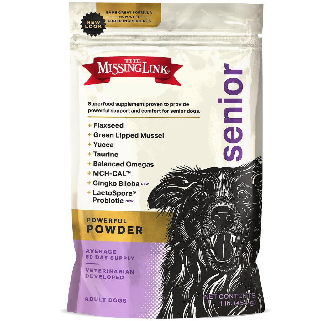 The Missing Link Ultimate Canine Senior Health Formula Supplement for Dogs (1 lb)