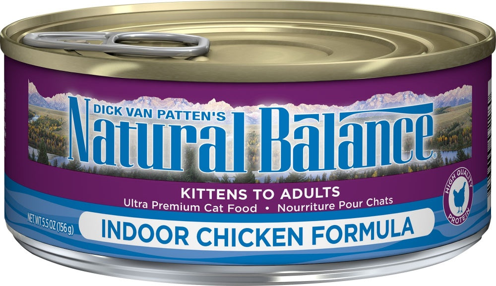 Natural Balance Original Ultra Indoor Chicken Recipe Canned Wet Cat Food