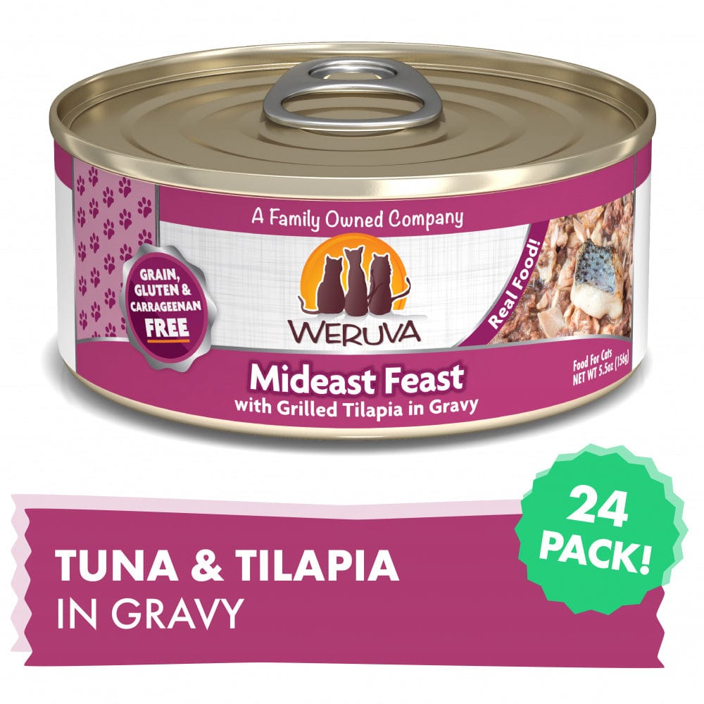 Weruva Mideast Feast With Grilled Tilapia Canned Cat Food