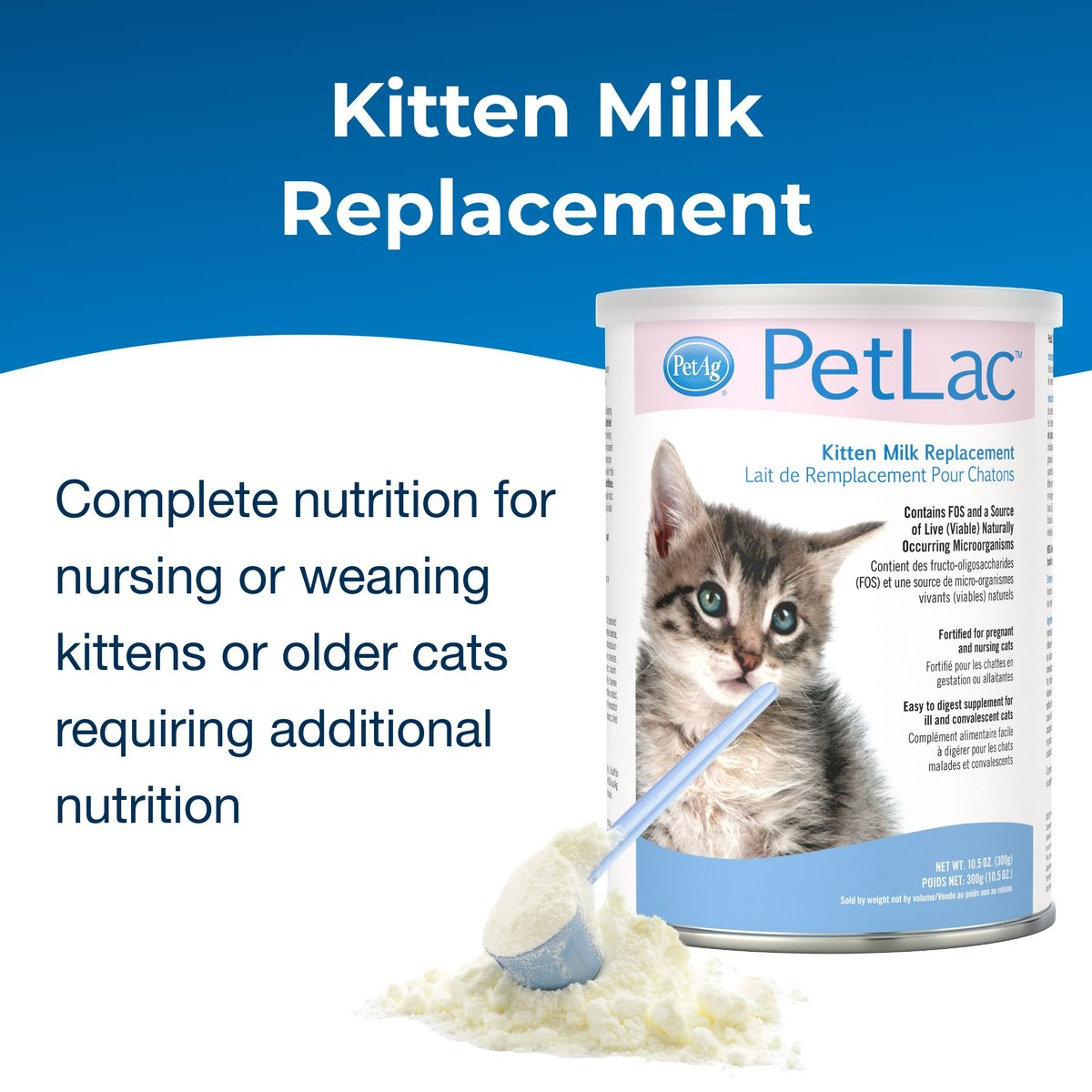 PetLac Kitten Milk Replacement Powder (10.5 oz)