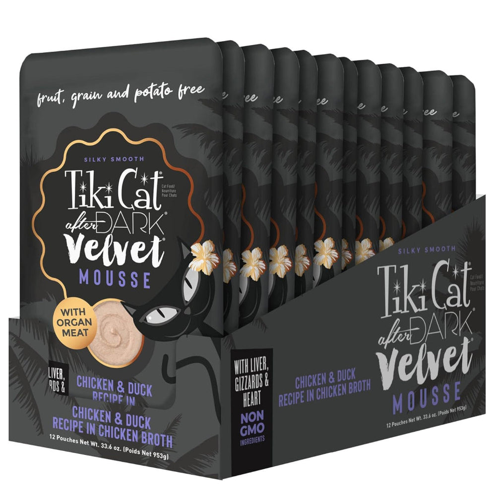 Tiki Cat Velvet Mousse Chicken and Duck Grain-Free Food for Cats