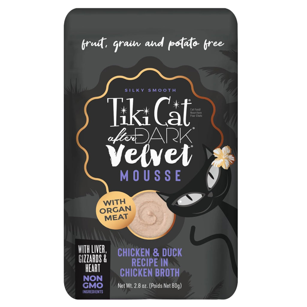 Tiki Cat Velvet Mousse Chicken and Duck Grain-Free Food for Cats