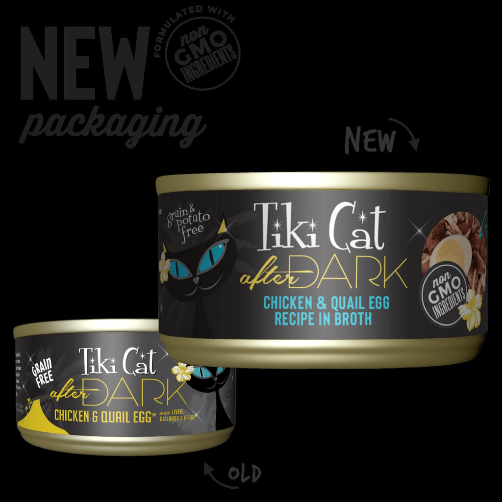 Tiki Cat After Dark Chicken & Quail Egg in Broth Canned Food for Cats