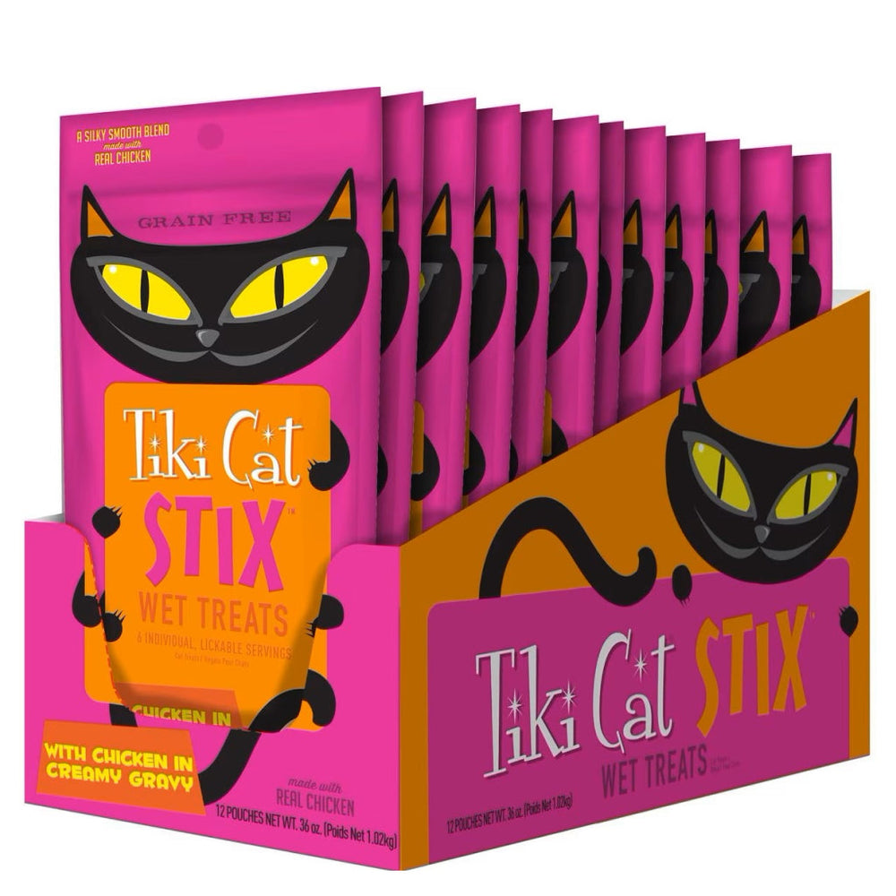 Tiki Cat Stix Chicken Lickable Wet Treat for Cats