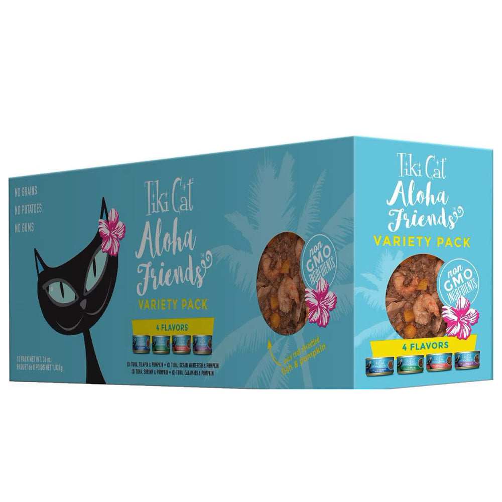 Tiki Cat Aloha Friends Grain-Free Wet Cat Food Variety Pack