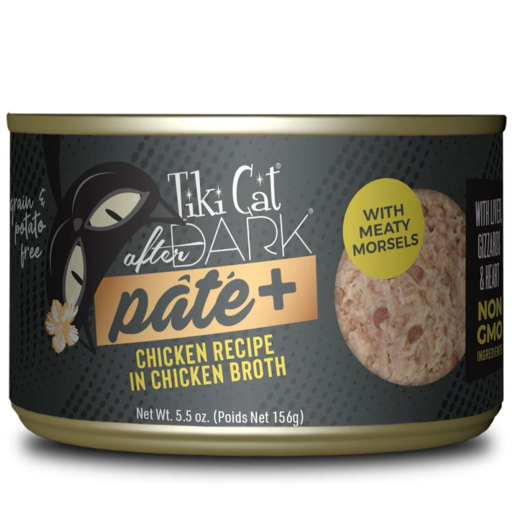 Tiki Cat After Dark Pate+ Chicken Grain Free Wet Food for Cats