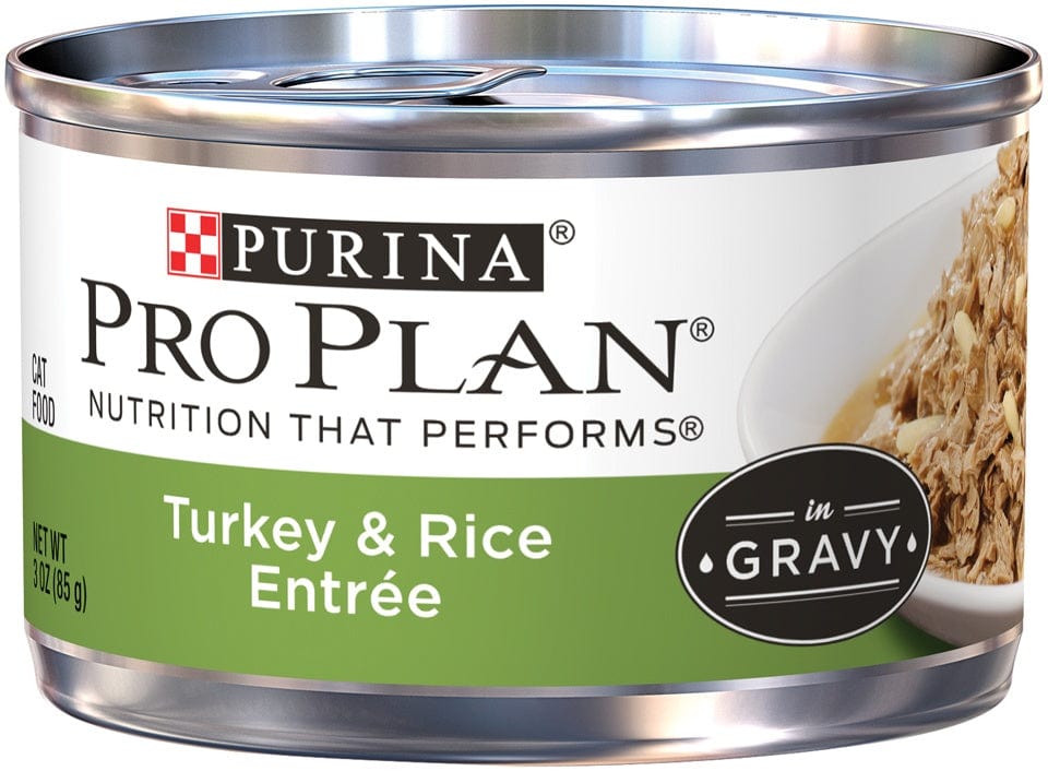 Purina Pro Plan Savor Adult Turkey & Rice Entree Canned Cat Food (3 oz x 24 cans)