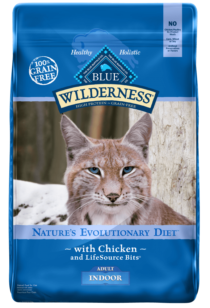 Blue Buffalo Wilderness High-Protein Grain-Free Indoor Adult Chicken Recipe Dry Cat Food