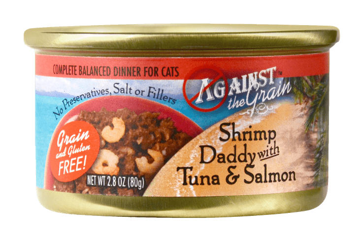 Against the Grain Shrimp Daddy with Tuna and Salmon Canned Cat Food