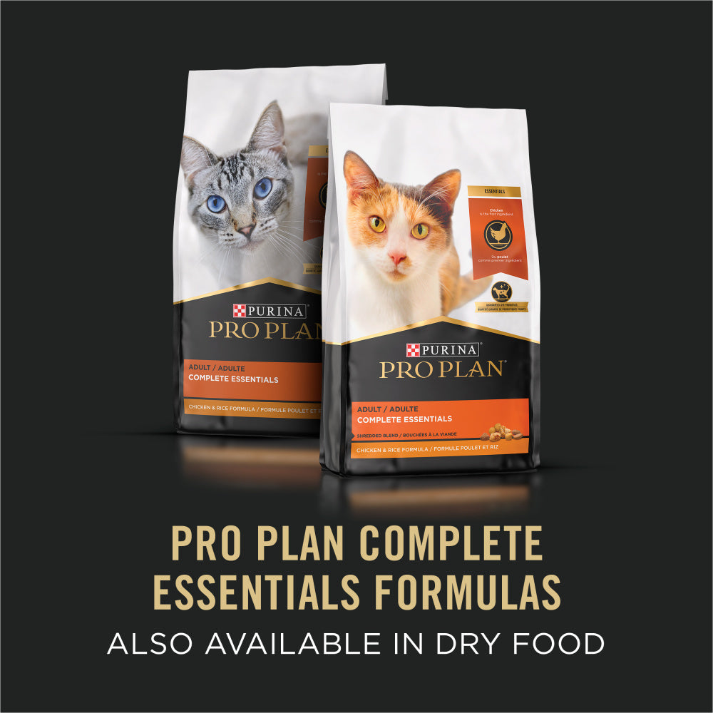 Purina Pro Plan Savor Adult Chicken, Tuna & Wild Rice in Sauce Entree Canned Cat Food (3 oz x 24 cans)