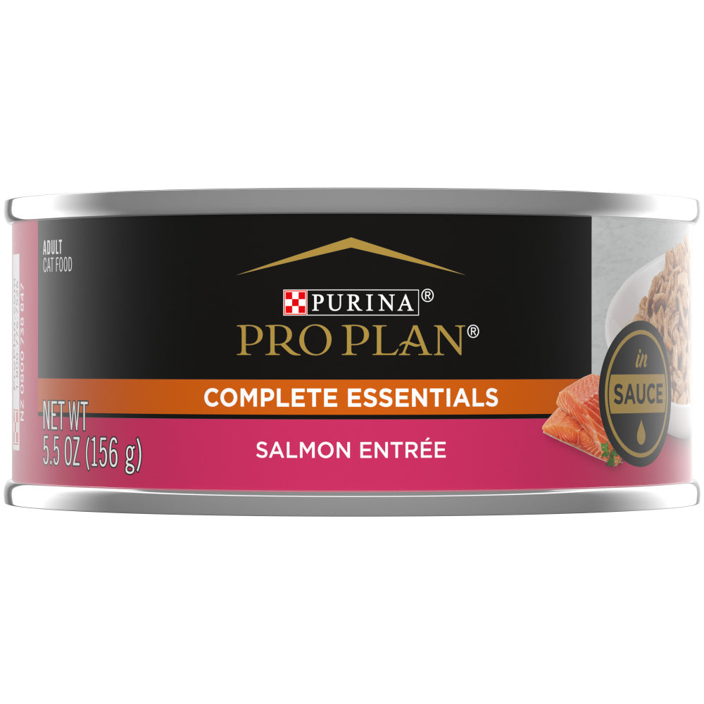 Purina Pro Plan Salmon Entree in Sauce Canned Cat Food (5.5 oz x 24 cans)