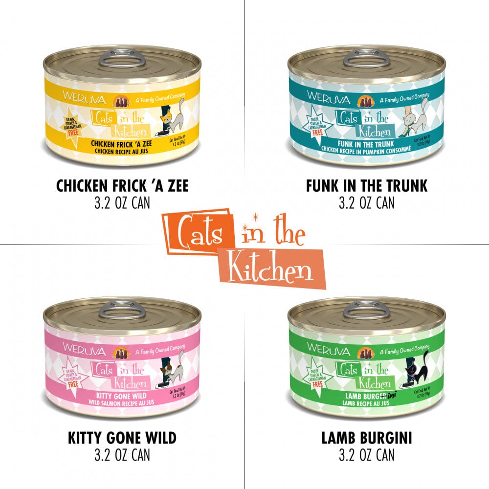 Weruva Grain Free Cats in the Kitchen Canned Variety Pack