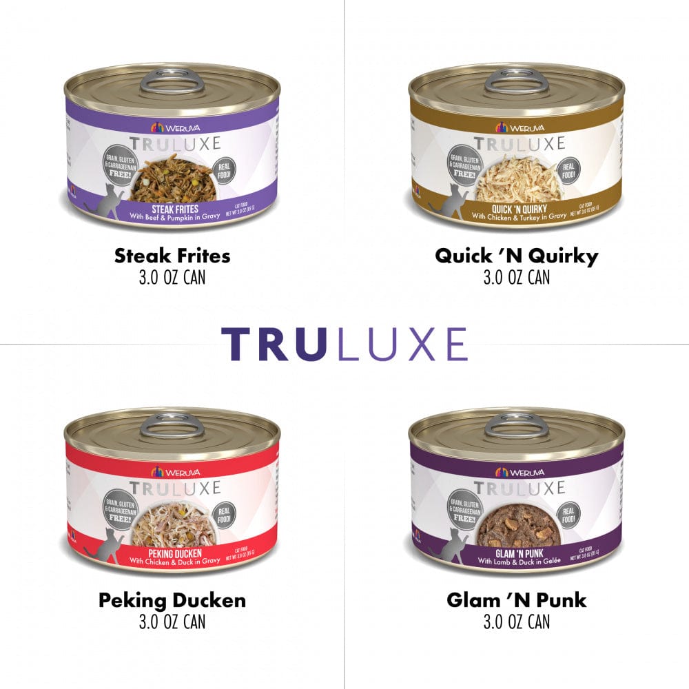 Weruva TruLuxe Grain Free TruTurf Canned Cat Food Variety Pack