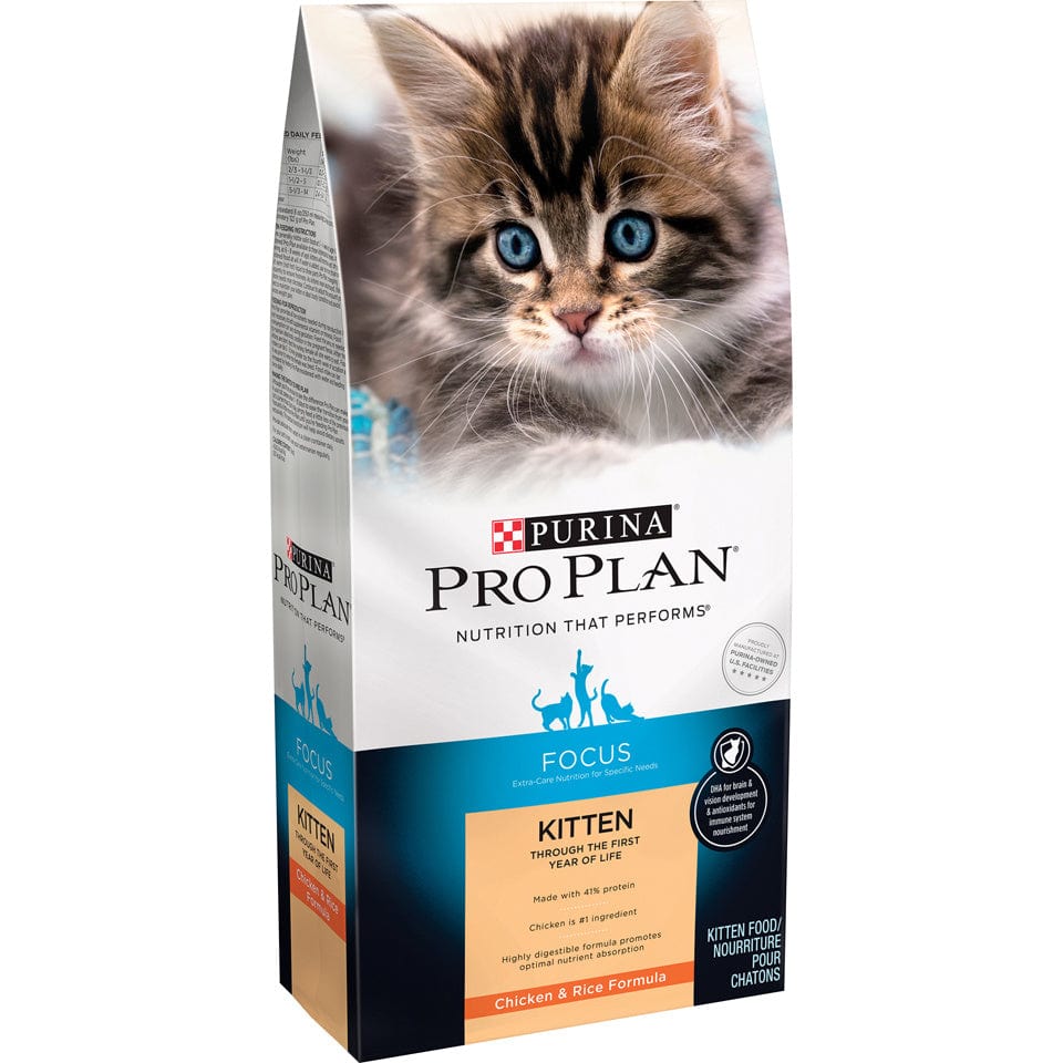 Purina Pro Plan Focus Chicken & Rice Formula Kitten Dry Cat Food (7 lb)