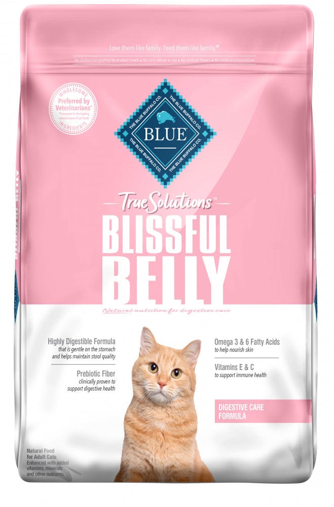 Blue Buffalo True Solutions Blissful Belly Digestive Care Formula Adult Dry Cat Food