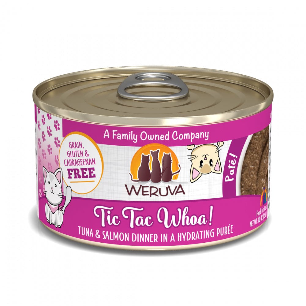 Weruva Classic Cat Pate Tic Tac Whoa! With Tuna & Salmon Canned Cat Food