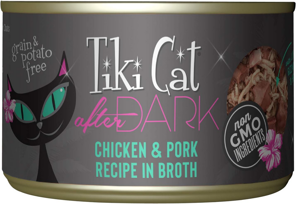 Tiki Cat After Dark Chicken & Pork Canned Food for Cats