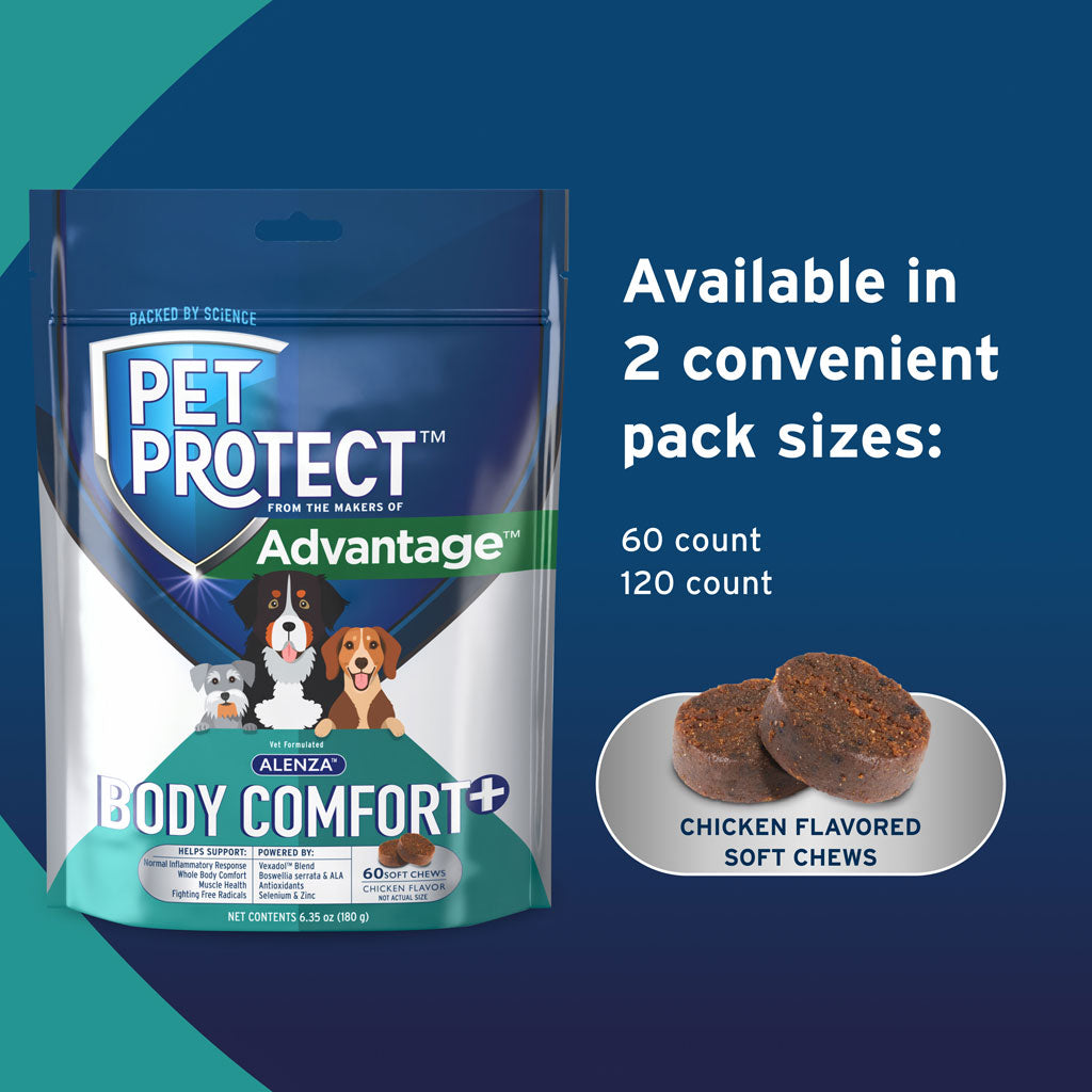 Pet Protect Body Comfort Plus Alenza for Dogs, Chicken Flavor