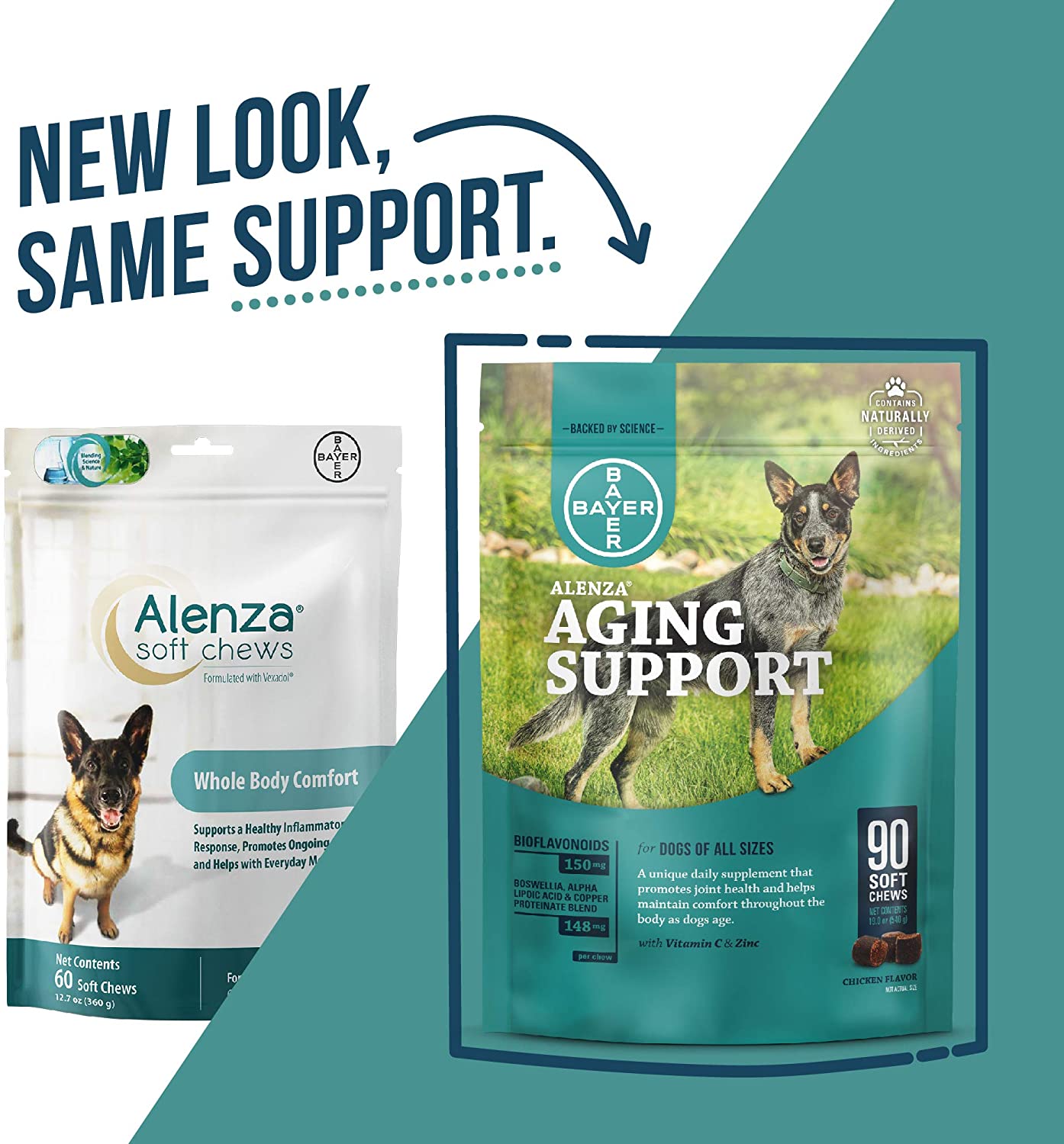 Alenza Aging Support Soft Chews for Dogs