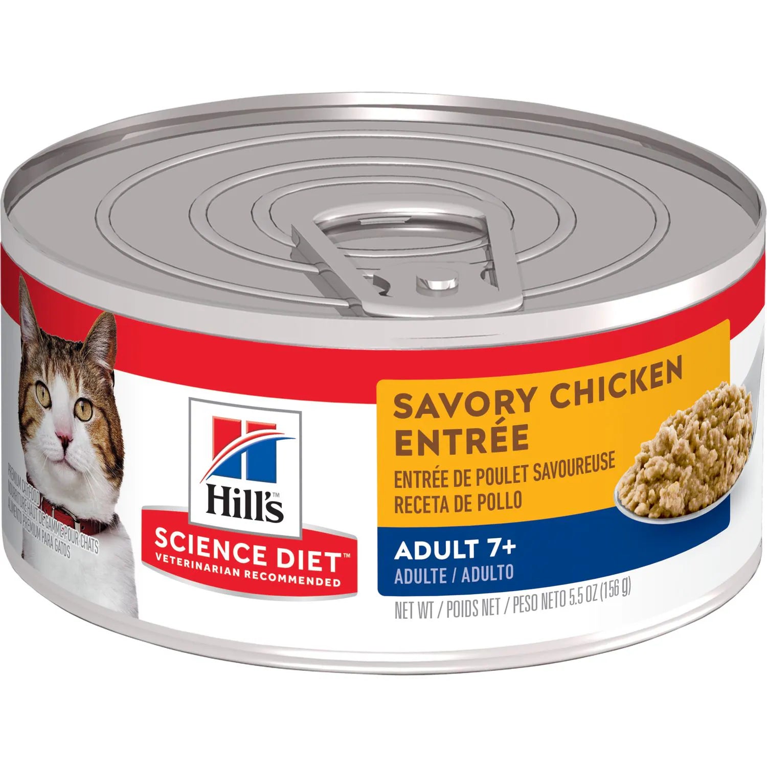 Hill's Science Diet Senior 7+ Canned Cat Food, Savory Chicken Entrée (2.9 oz x 24 cans)