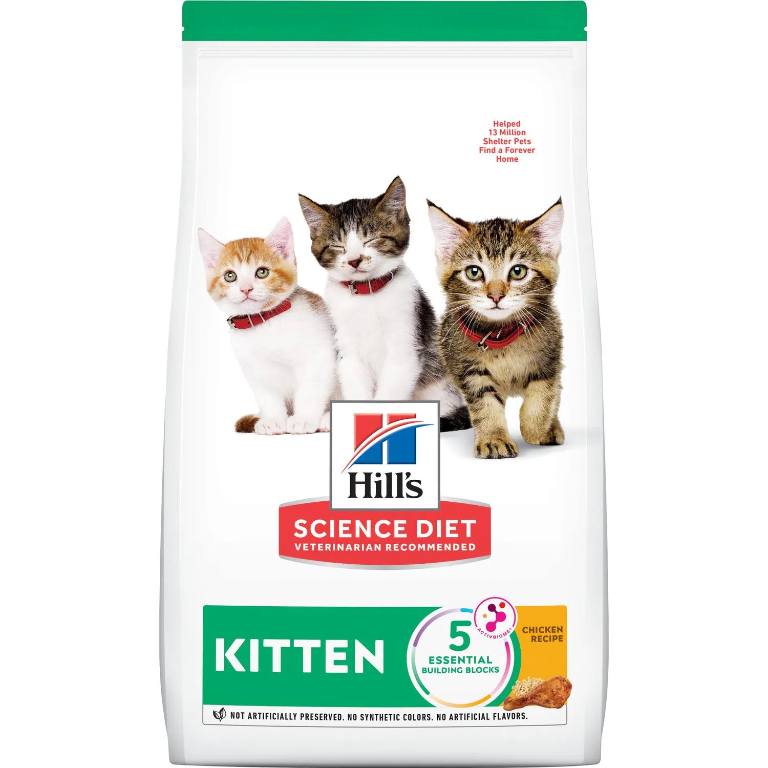 Hill's Science Diet Kitten Dry Cat Food, Chicken Recipe (7 lb)